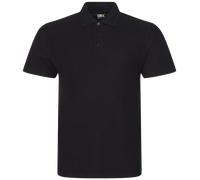 Pro RTX Polo Piqué Manches Courtes Polycoton Col Montant Unisexe Noir XS-8XL