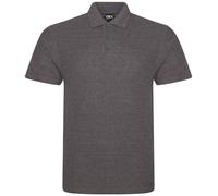 Pro RTX Polo Piqué Manches Courtes Polycoton Col Montant Unisexe Noir XS-8XL