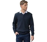 PRO RTX Pullover Pro Acrylique Sécurité Homme Col V PC3624 (S) (Bleu marine)