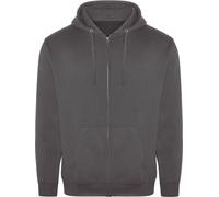 PRO RTX - Sweat à capuche avec fermeture éclair sur toute la longueur pour homme RW8747 (3XL) (Charbon de bois)