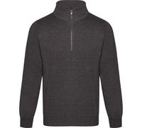 PRO RTX - Sweat-shirt avec fermeture éclair courte pour homme RW8770 (S) (Charbon de bois)