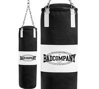 Pro sac de frappe noir avec toile pVC-target 120 x 30 cm avec heavy non gonflé duty ajuster directement chaîne en acier