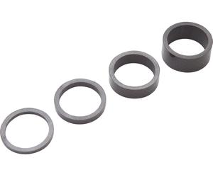 PRO Set d'Entretoises en Carbone noir 1 1/8"