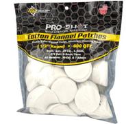 Pro Shot Patchs de Nettoyage pour Armes 100% Coton Flanelle