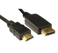 PRO SIGNAL - Câble DisplayPort vers HDMI, 2m Noir