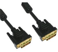 PRO SIGNAL - Câble DVI-D Dual Link Male à Male, 1m Noir