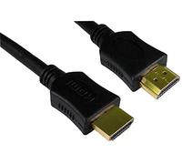 PRO SIGNAL - Câble HDMI haute vitesse 4K UHD avec Ethernet, mâle vers mâle, 0,5 m Noir