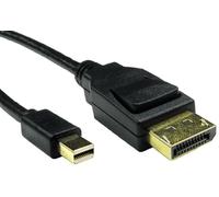 PRO SIGNAL Câble Mini DisplayPort 8K Vers DisplayPort 1.4 M/M, 2m Noir
