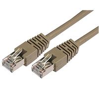 Pro Signal Câble Patch RJ45 mâle vers mâle Cat5e STP Ethernet - 15 m - Gris