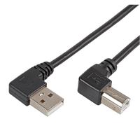 PRO SIGNAL - Câble USB A Male à B Male Angled, 1m
