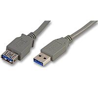 Pro Signal CAC250038 Câble USB 3.0 A mâle vers A femelle, 5 m, gris