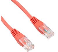 Pro Signal PS11084 Câble Ethernet RJ45 mâle vers mâle UTP Cat 5e Orange 0,5 m