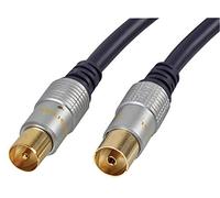 Pro Signal PSG00825 HQ Câble coaxial mâle vers femelle Noir 2 m