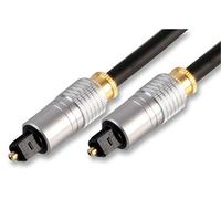 Pro Signal PSG02863 Câble audio optique TOSLink avec boîtier en métal Noir 2 m