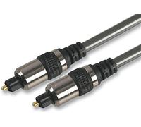 Pro Signal PSG03292 HQ TOSLink Câble audio optique avec tête chromée Noir 1 m