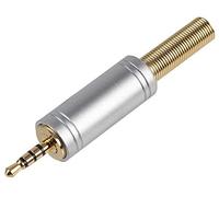 Pro Signal PSG03877 Connecteur jack 2,5 mm 4 pôles en métal avec serre-câble