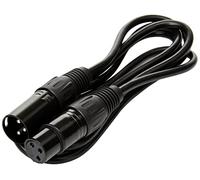 Pro Signal PSG3337-XLR-Câble de microphone XLR mâle 3 broches vers XLR femelle, 1,5 m Noir
