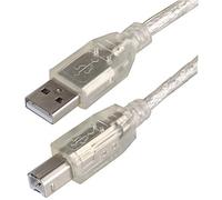 Pro Signal PSG91438 Câble USB 2.0 A vers B 2 m Transparent