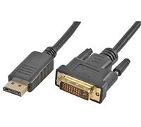 Pro Signal PSG91578 Câble DisplayPort mâle vers DVI-D mâle Noir 2 m
