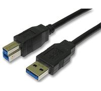 Pro Signal PSG91610 Câble USB 3.0 A mâle vers B mâle 0,5 m Noir