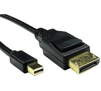 Pro Signal PSG91722 Câble Mini DisplayPort vers DisplayPort 1.4 mâle vers mâle 8 K 0,5 m Noir