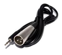PRO Signal XLR Fiche Vers 3,5 mm Jack Mono Fiche Nickelé 2 m [2 mètre]