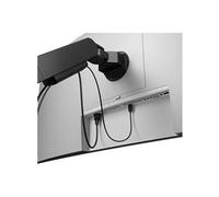 Pro Single Monitor Arm - HDA26 - Kit de montage - Dégagement rapide - pour Ecran LCD - robuste - noir, argent - montrable sur bureau - pour