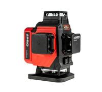 PRO Smart AQ4DG Laser multi-lignes avec faisceau vert générant 4 plans à 360° Laser auto-nivelant avec pendule magnétique IP54 Etanche avec batterie rechargeable