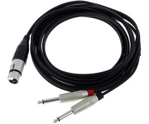 pro snake pro snake Y-Cable XLRF / 2x Jack