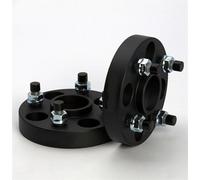 Pro-Spacer 2 Pièces 15/20/25/30/35mm PCD 4X100 Alésage Central 56,6mm Adaptateur D'entretoise Roue M12XP1.5 Pour Voiture FIAT Pour OPEL Disque D'écartement(2PCS 35mm black)