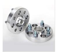 Pro-Spacer 2 Pièces PCD 4X100 CB 57,1 Mm D'épaisseur 20-50 Adaptateur D'entretoise Roue 4 Pattes Pour Jetta Pour Gower Pour Sang Pour Silkworm 200 M12XP1.5 Disque D'écartement(2PCS 25mm Silver)