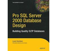 Pro Sql Server 2000 Database Design