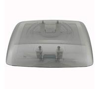 pro-Styling MPK Capot de rechange pour lanterneau de toit 28 x 28 cm pour caravane, camping-car (gris, verre, avant, VR)