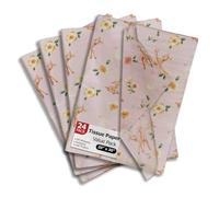 Pro Supply Global Bambi Lot de 24 feuilles de papier de soie imprimé cerf pour sacs cadeaux ou boîtes et emballage - Papier de soie décoratif en vrac pour emballage et cadeau | 50,8 x 76,2 cm