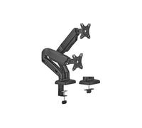 Aisens PRO Support de Table Contrepoids Rotatif et Inclinable pour Moniteur/TV 9kg (3 Pivots - 2 Bras) du 17 au 32 - Couleur Noir Noir G