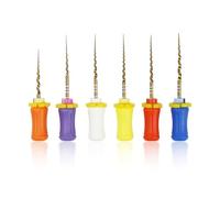 Pro-Taper Lot de 6 limes manuelles, 21 mm, assortiment SX-F3, doré