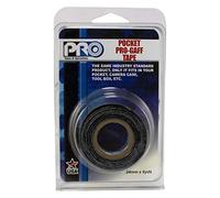 Pro Tapes Pocket Gaff Tape Ruban adhésif de poche 24 mm x 6 m Noir mat Taille de poche Fabriqué aux États-Unis Tient fermement Facile à enlever