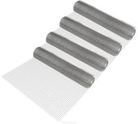 [pro.tec] 4x rouleaux de grillage métallique (4-angle)(1m x 25m)(galvanisé) Grillage soudé Fil pour volière Grillage de clôture
