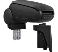 [pro.tec]® Accoudoir central Adapté à l'Audi A3 / S3 8P dans les années de construction 2004 - 2010 - Accoudoir avec compartiment de rangement - rembourré - textile - noir
