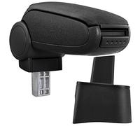 pro.tec Accoudoir Central - avec Compartiment - rembourré - Textile - Noir