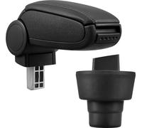 [pro.tec] Accoudoir central pour BMW Mini (1ère génération), années 2001 - 2006 - accoudoir avec compartiment de rangement - rembourré - simili-cuir - noir