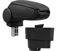 [pro.tec] Accoudoir central pour Fiat Grande Punto dans les années à partir de 09.2005 - Accoudoir avec compartiment de rangement - rembourré - simili-cuir - noir
