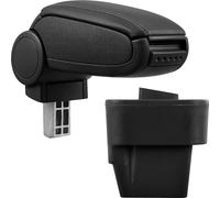 [pro.tec] Accoudoir central pour Opel Astra H 2004 - 2010 - accoudoir avec compartiment de rangement - rembourré - simili-cuir - noir
