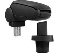 [pro.tec] Accoudoir central pour Toyota Yaris à partir de 2006 - accoudoir avec compartiment de rangement - rembourré - textile - noir