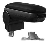 pro.tec Accoudoir Central Rembourré Compatible Volkswagen Passat B5 avec Compartiment de Rangement Kit de Montage Installation Facile Textile Noir