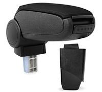 [pro.tec] accoudoir central spécifique accoudoir central, accoudoir avec rembourrage, console escamotable - accoudoir avec compartiment de rangement - avec rembourrage - textile - noir