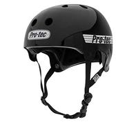 Pro-Tec Helmet Old School Cert Casque de Skateboard Unisexe pour Adulte Noir Brillant Noir Taille S
