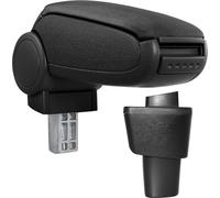[pro.tec]® Hyundai i10 II 2014- Accoudoir central textile noir accoudoir voiture