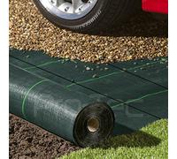 Pro-Tec Membrane de contrôle des mauvaises herbes de qualité commerciale SUPER résistante 130 g/m² Tissu barrière anti-mauvaises herbes pour jardin Couverture de sol Aménagement paysager Gravier