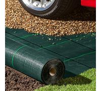 Pro-Tec Membrane de contrôle des mauvaises herbes de qualité commerciale SUPER résistante 130 g/m² Tissu barrière anti-mauvaises herbes pour jardin Couverture de sol Aménagement paysager Gravier